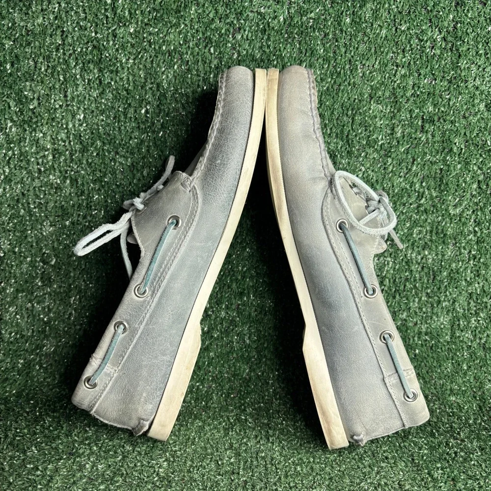 Timberland Classic 2-Eye Boat Leather Casual‎ Deck Shoe Sea Foam Green Mens 10.5